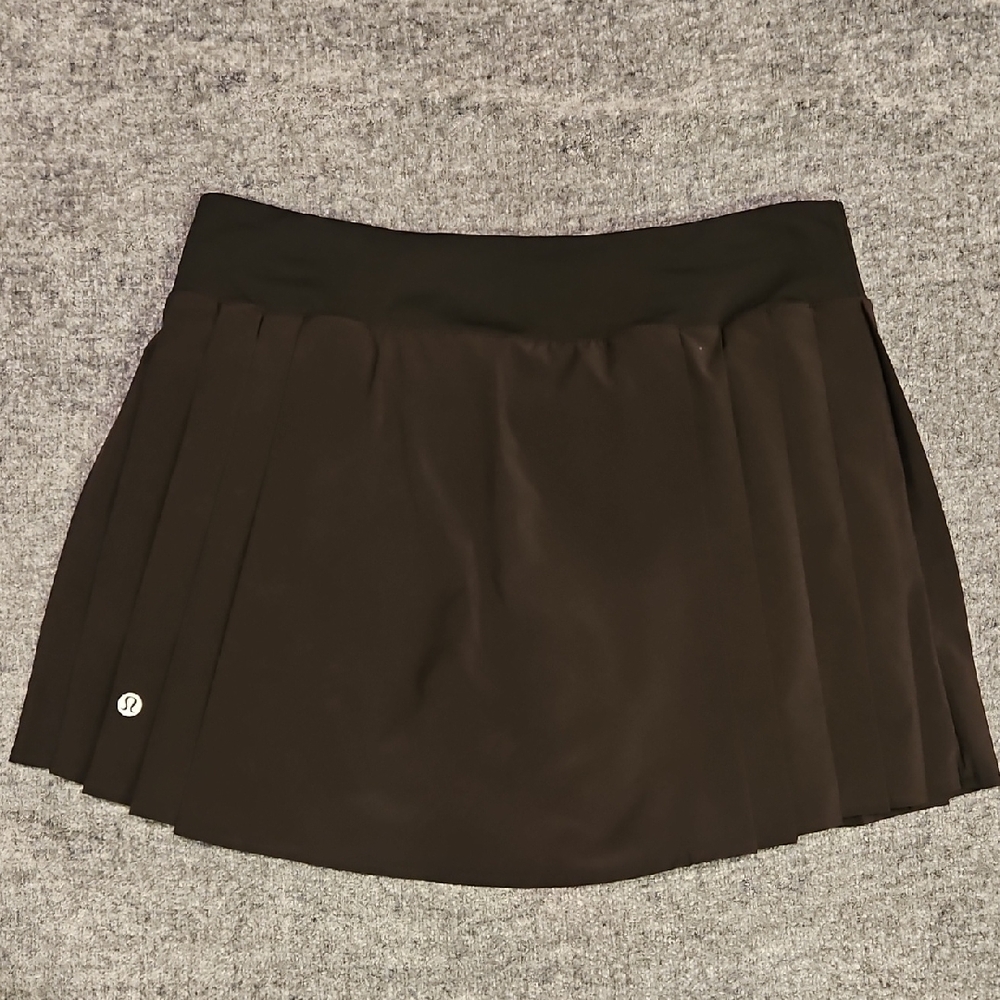 Lululemon Black Tennis Skort  Sz 8